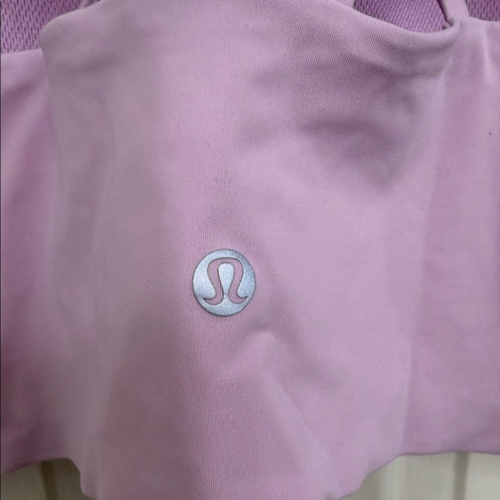 Lululemon Like a Cloud Longline Bra in Lavender Frost: 10 - Picture 4 of 7